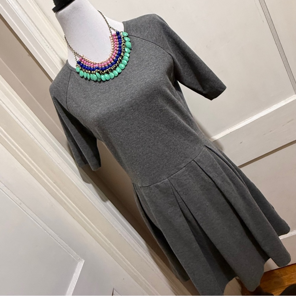 GAP Heather Gray Sweatshirt Material Dress